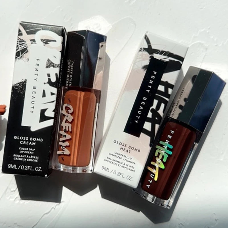 Fenty Beauty 9 Colors Colorful Lip Gloss Waterproof Liquid Lipstick Nude Pink Lips tint Makeup Lip Glaze Cosmetics Red Lip Stain