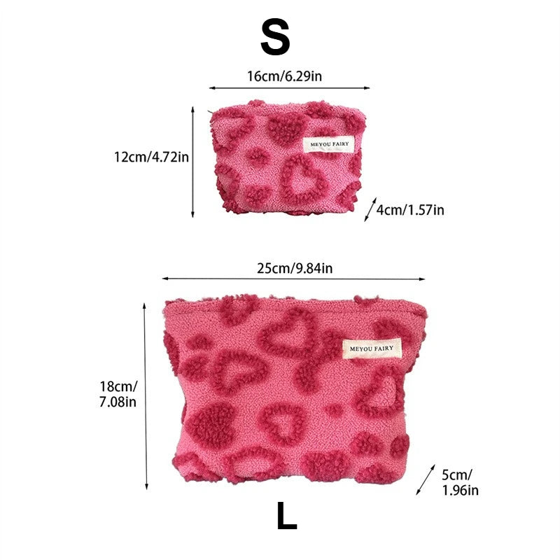 Essential Travel Organizer for Women – Skincare Storage Pouch & Cosmetic Case with Zipper, Travel Essentials, Sweet Style Pouch