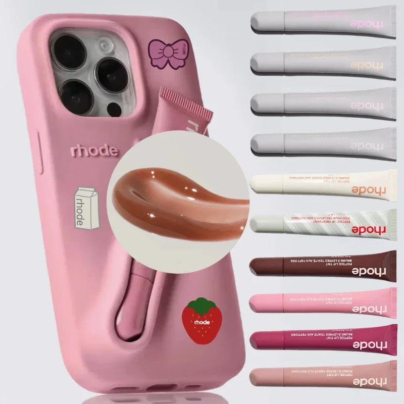 Lip Plumping Gloss, Lip Oil, Moisturizing Balm, Exfoliating Care, Pink Tinted Lip Oil, High Shine Lip Gloss