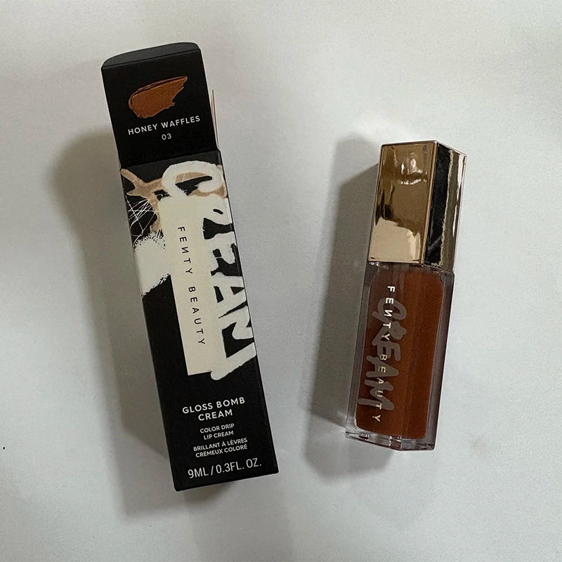 Fenty Beauty 9 Colors Colorful Lip Gloss Waterproof Liquid Lipstick Nude Pink Lips tint Makeup Lip Glaze Cosmetics Red Lip Stain