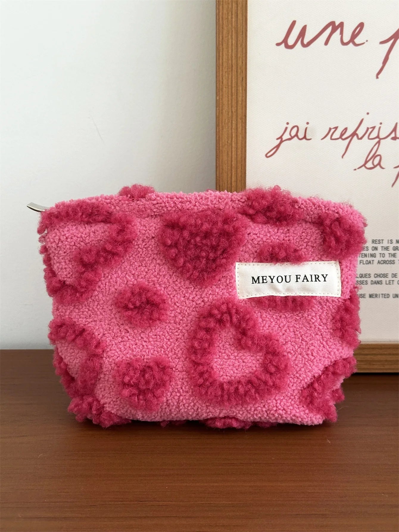 Essential Travel Organizer for Women – Skincare Storage Pouch & Cosmetic Case with Zipper, Travel Essentials, Sweet Style Pouch