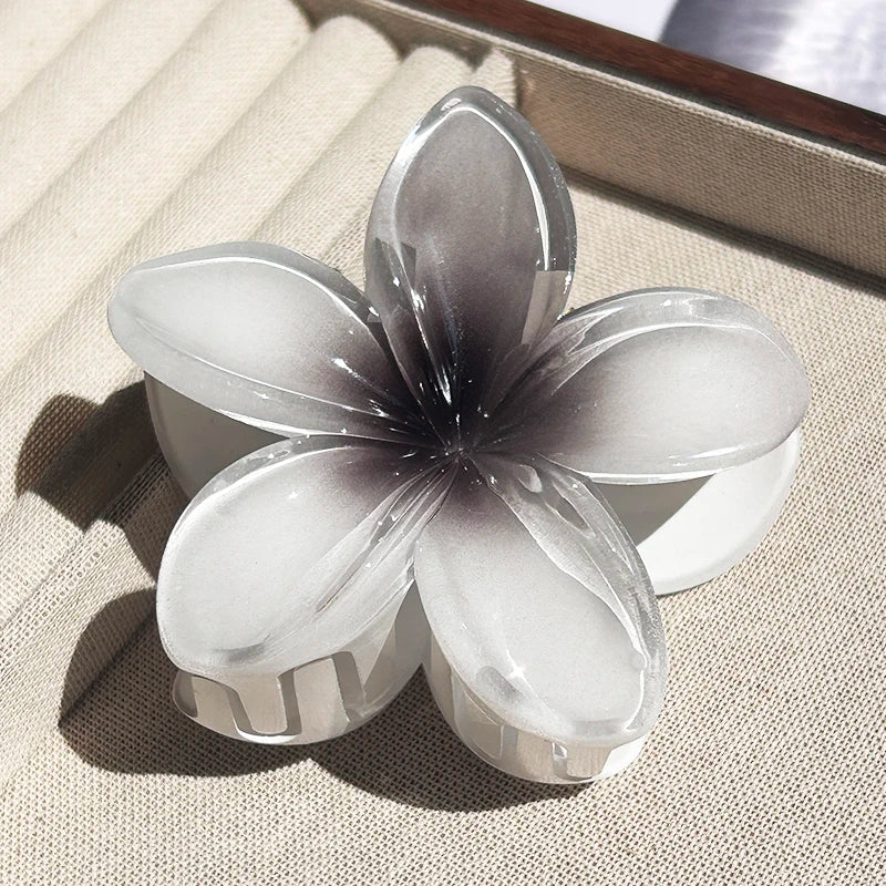 1/2/3 Pcs Hawaiian Gradient Flower Hair Claw Clip Women Fashion Large Hair Clip Girls Hairpin Barrettes Bohemia Hair Accessories