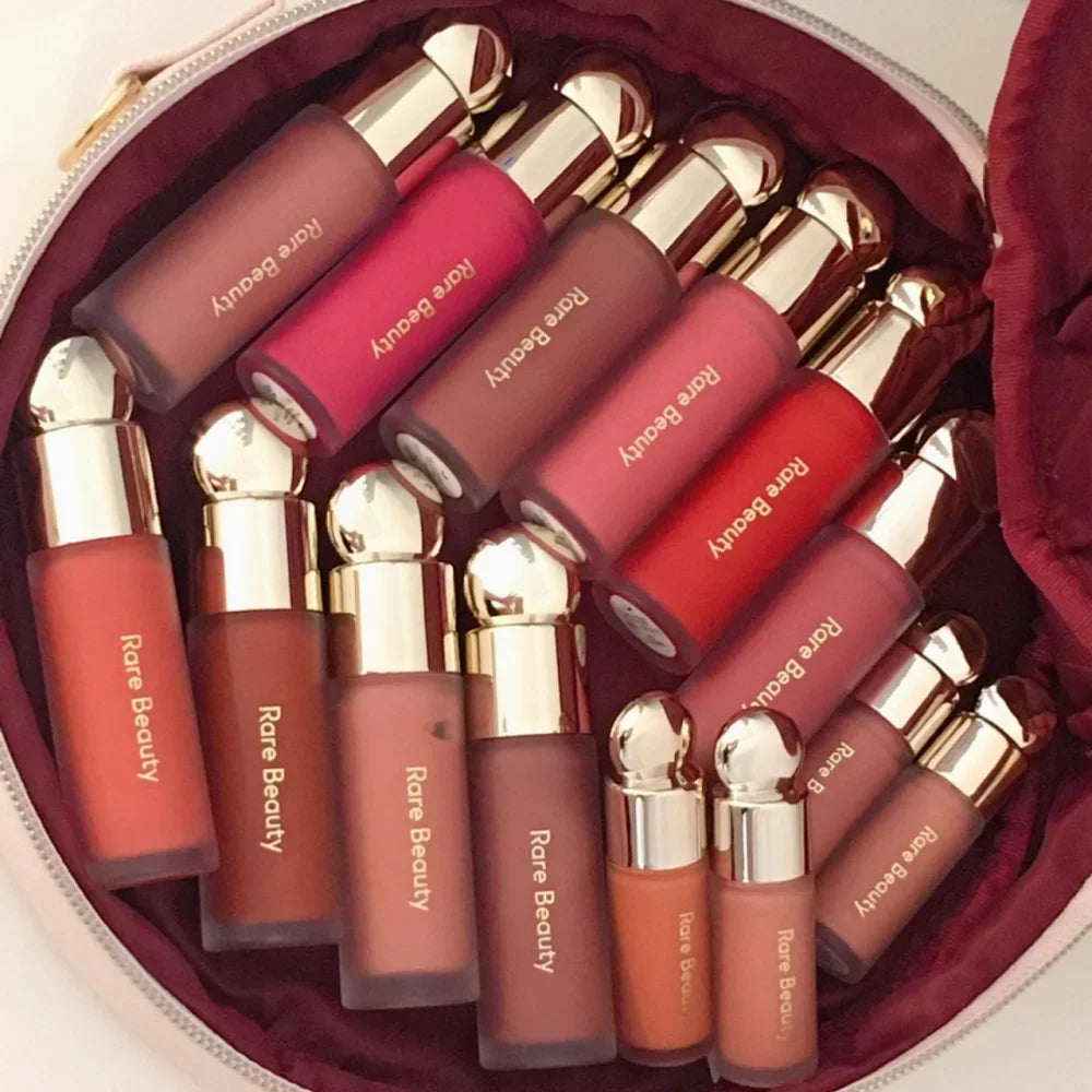 Rare Beauty Melting Cream Blush Makeup Matte Pearlescent Texture Glitter Blush Highlighter Bright nourish moisturize Lip Gloss