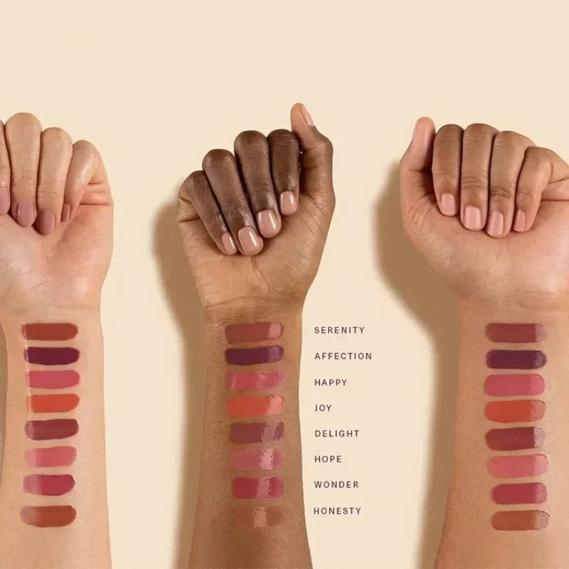 Rare Beauty Melting Cream Blush Makeup Matte Pearlescent Texture Glitter Blush Highlighter Bright nourish moisturize Lip Gloss