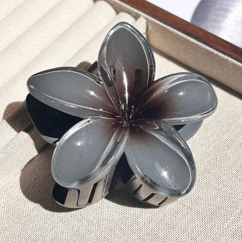 1/2/3 Pcs Hawaiian Gradient Flower Hair Claw Clip Women Fashion Large Hair Clip Girls Hairpin Barrettes Bohemia Hair Accessories