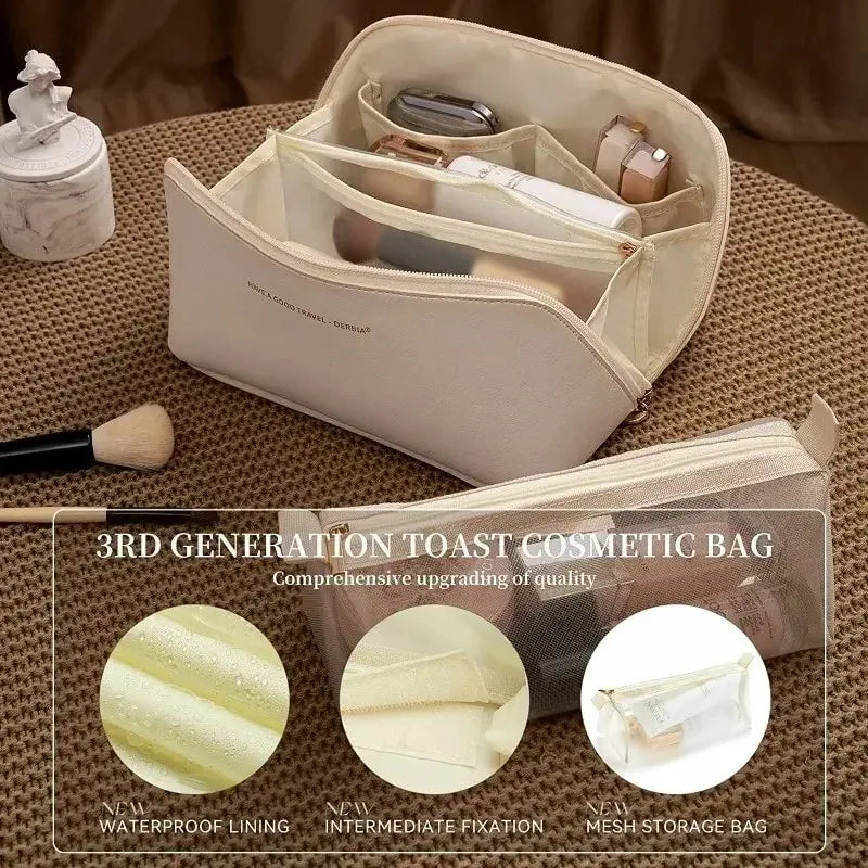 Cosmetics Storage Kit Large Capacity Travel Toiletry Bag Makeup Bag Ins Advanced Sense Portable Cosmetic Storage Bag