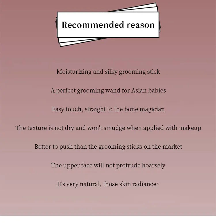 Cappuvini Moisturizing Silky Three-dimensional Contour Stick Natural Matte Single Color Suitable For Nose Shadow Makeup Contour