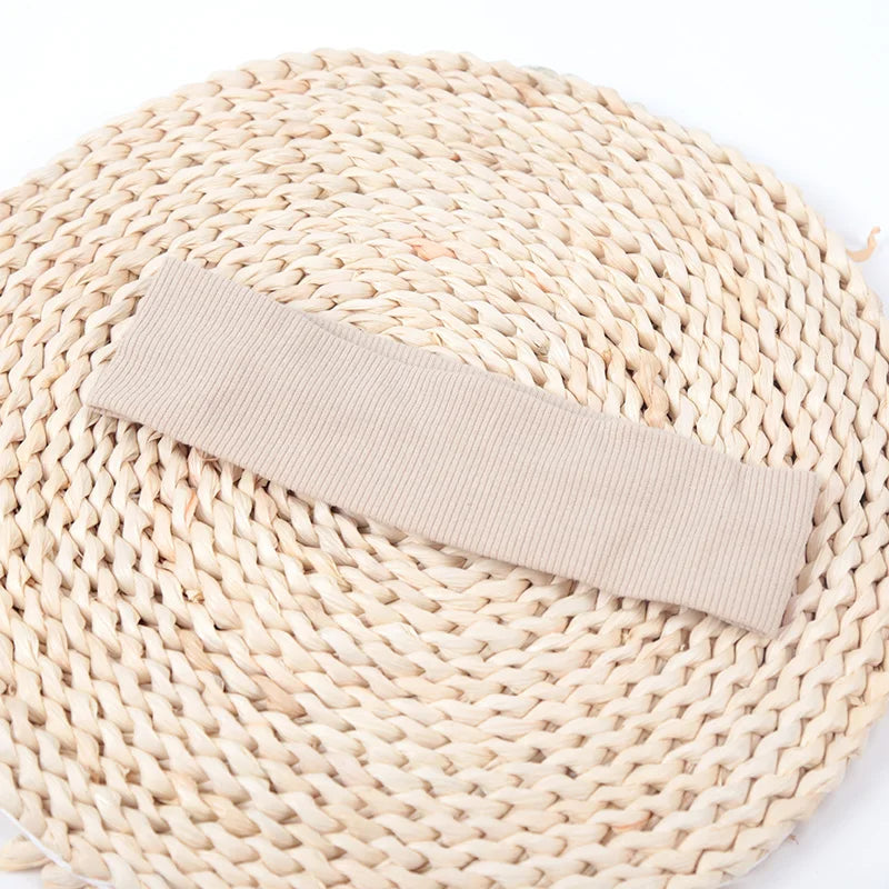 Fashion Knitted Hair Bands Women Solid Color Elastic Headband Sport Yoga Hairband Soft Wash Face Makeup Headwrap Accessories