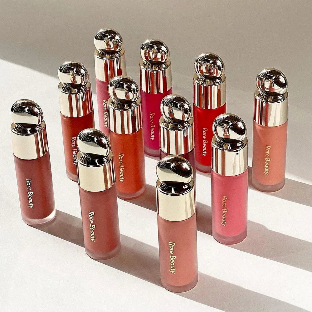 Rare Beauty Melting Cream Blush Makeup Matte Pearlescent Texture Glitter Blush Highlighter Bright nourish moisturize Lip Gloss