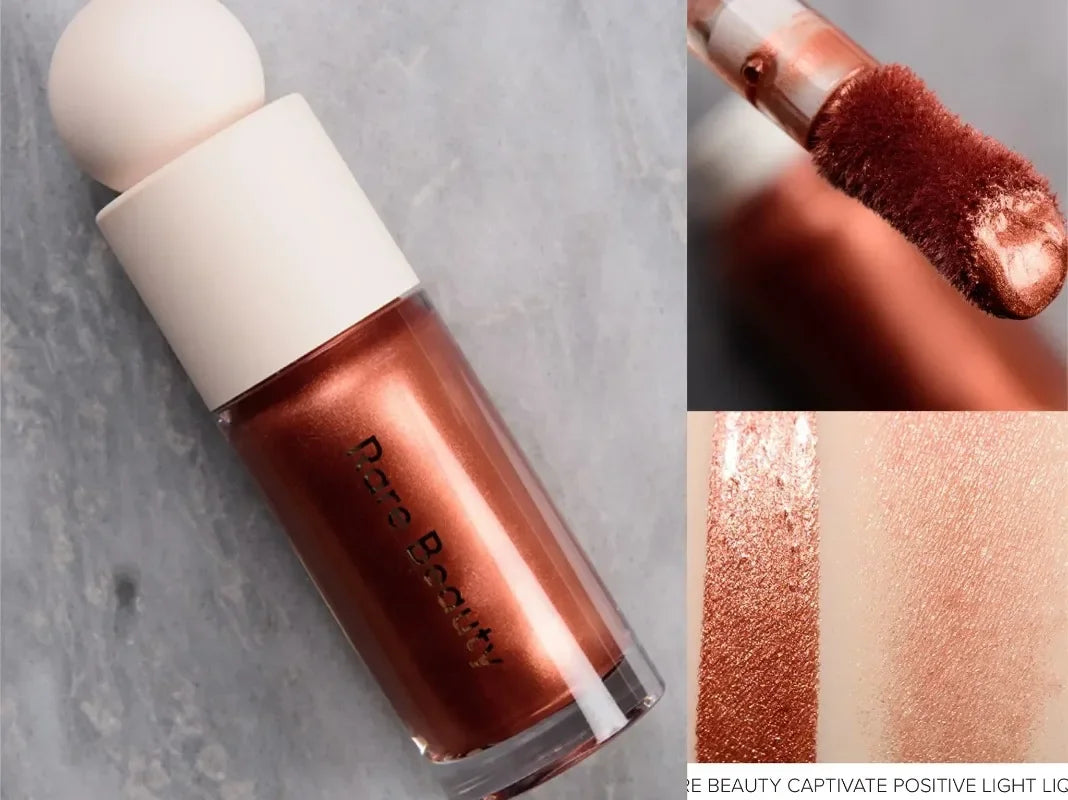 Rare Beauty Melting Cream Blush Makeup Matte Pearlescent Texture Glitter Blush Highlighter Bright nourish moisturize Lip Gloss