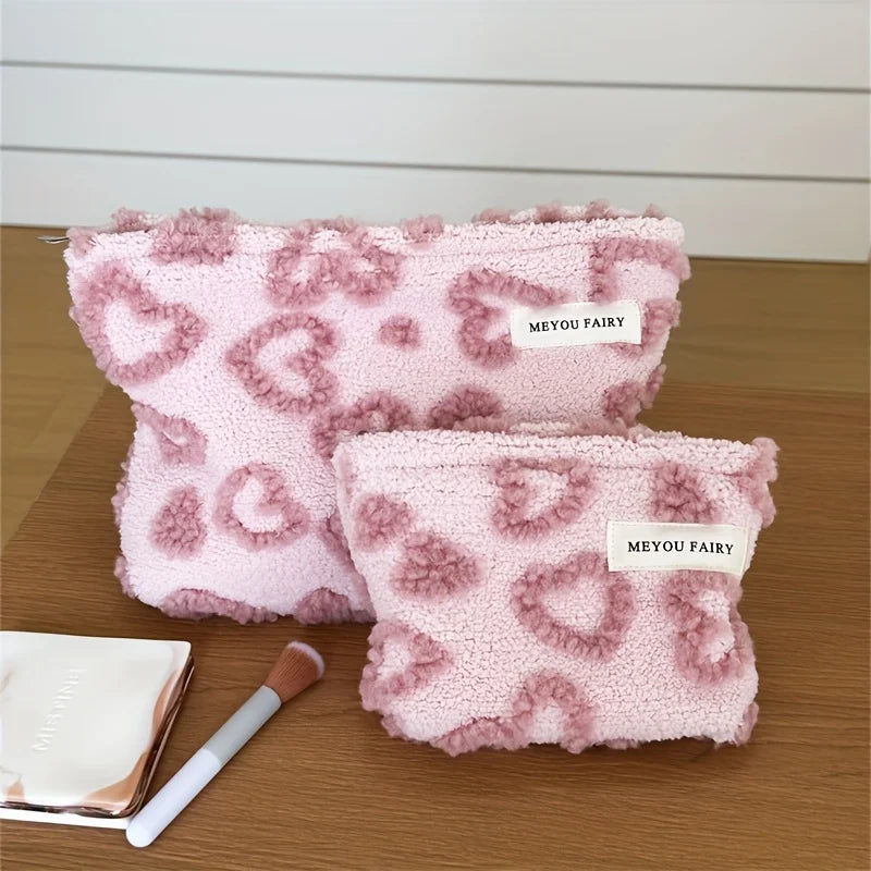 Essential Travel Organizer for Women – Skincare Storage Pouch & Cosmetic Case with Zipper, Travel Essentials, Sweet Style Pouch