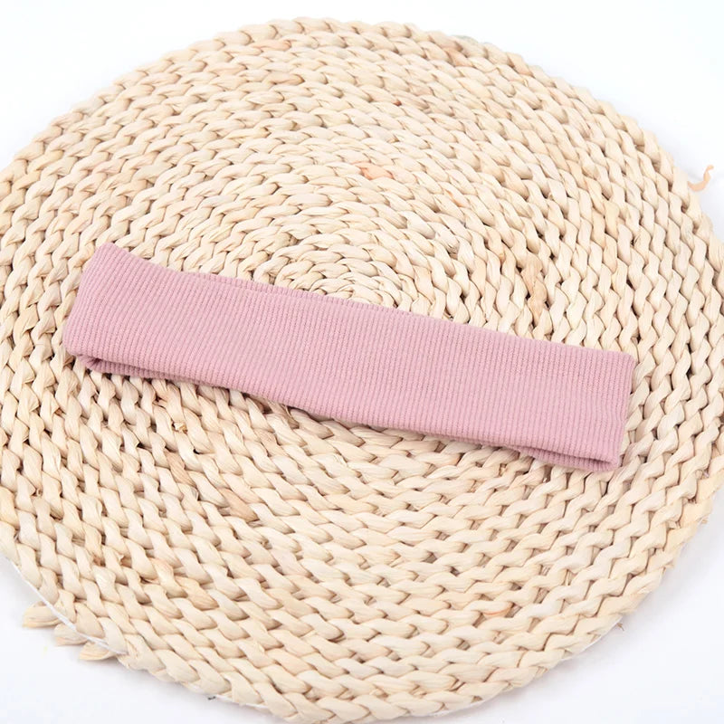 Fashion Knitted Hair Bands Women Solid Color Elastic Headband Sport Yoga Hairband Soft Wash Face Makeup Headwrap Accessories