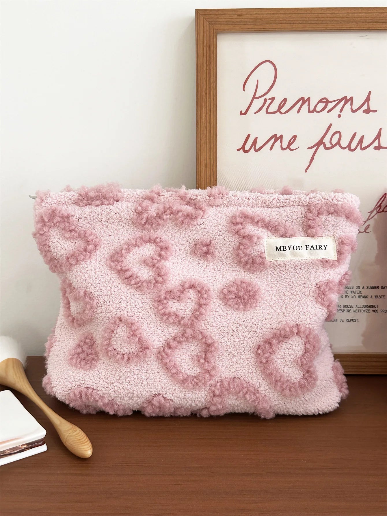 Essential Travel Organizer for Women – Skincare Storage Pouch & Cosmetic Case with Zipper, Travel Essentials, Sweet Style Pouch